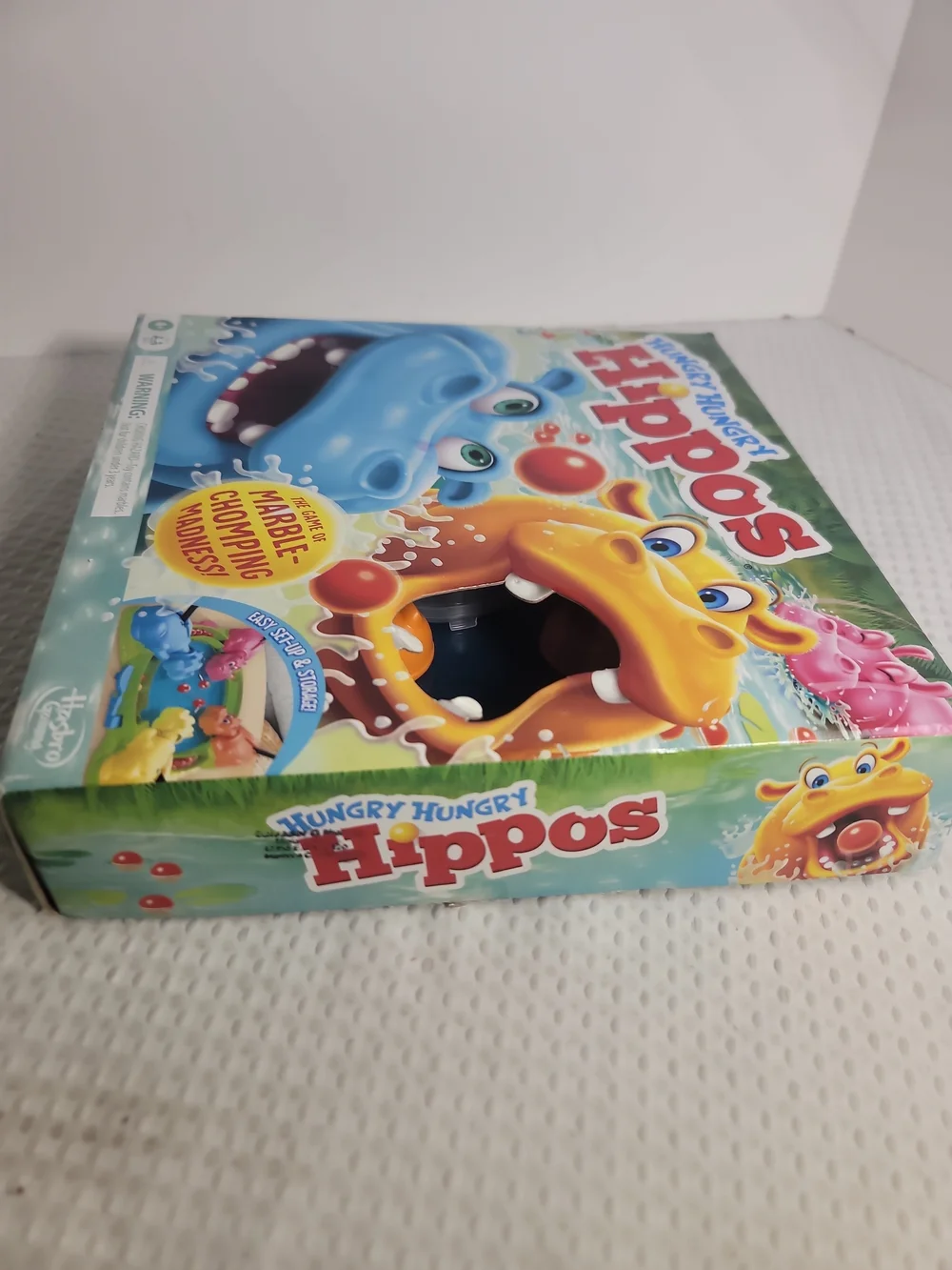 Hasbro Hungry Hungry Hippos Kids Game - Blue & Orange